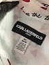 Karl Lagerfeld Paris 100% Polyester Hearts Silver 3/4 Sleeve Blouse Size M - photo 7