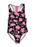Stella McCartney Graphic Black One Piece Swimsuit Size 6 - photo 1