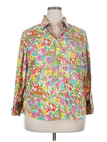 Foxcroft Long Sleeve Blouse (view 1)