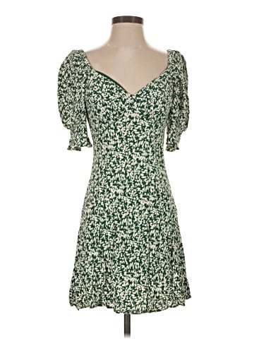 Madewell Seamed V-Neck Mini Dress (view 1)