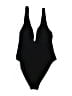 H&M 100% Polyester Solid Black One Piece Swimsuit Size S - photo 1