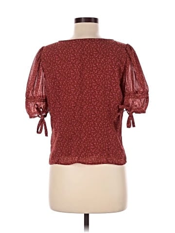 Madewell Recycled Georgette Button-Front Top (view 2)