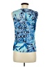 Western Connection Blue Sleeveless Top Size M - photo 2