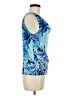 Western Connection Blue Sleeveless Top Size M - photo 4