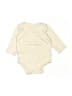 Hb 100% Cotton Ivory Long Sleeve Onesie Size 0-3 mo - photo 1