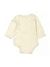 Hb 100% Cotton Ivory Long Sleeve Onesie Size 0-3 mo - photo 2