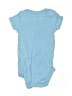 Gerber 100% Cotton Solid Blue Short Sleeve Onesie Size 3-6 mo - photo 2