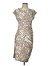 Apt. 9 Animal Print Tan Cocktail Dress Size L - photo 1