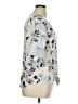 AB Studio 100% Rayon Blue Short Sleeve Blouse Size 0X - photo 4