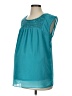 Motherhood 100% Polyester Teal Sleeveless Blouse Size S - photo 1