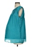 Motherhood 100% Polyester Teal Sleeveless Blouse Size S - photo 5