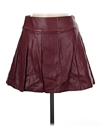 Tinseltown Faux Leather Skirt (view 1)