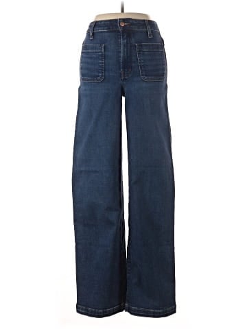 Madewell The Curvy Emmett Wide-Leg Jean in Allentown Wash: Patch Pocket Edition (view 1)