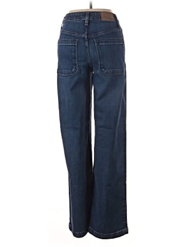 Madewell The Curvy Emmett Wide-Leg Jean in Allentown Wash: Patch Pocket Edition (view 2)