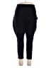 Lyssé Solid Black Active Pants Size 4X - photo 1