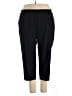Susan Graver Solid Black Casual Pants Size 3X - photo 1