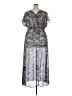 Mossimo Tie-dye Gray Casual Dress Size XXL - photo 2