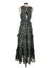 Lulus 100% Polyester Paisley Black Casual Dress Size S - photo 2
