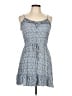 Derek Heart Blue Casual Dress Size L - photo 1