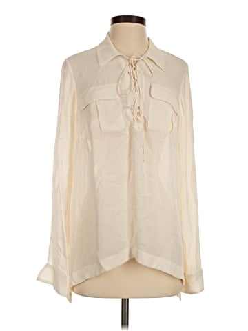 Silence and Noise Long Sleeve Blouse (view 1)