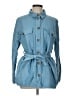 Sézane Blue Long Sleeve Button-Down Shirt Size EU (FR) 44 / US 12 - photo 1