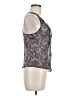 Jack Wills 100% Silk Blue Sleeveless Silk Top Size 6 - photo 4