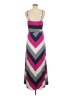 Neiman Marcus Chevron-herringbone Gray Casual Dress Size M - photo 2