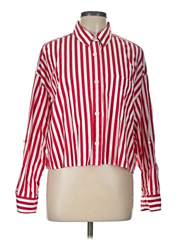 Madewell Poplin Straight-Hem Shirt (view 1)