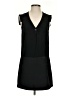 Gap 100% Polyester Solid Black Casual Dress Size 2 - photo 1