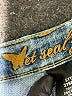 Wet Seal Chevron-herringbone Blue Jeans Size 7 - photo 7