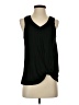 Allison Joy Black Sleeveless T-Shirt Size XS - photo 1
