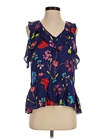 Parker Sleeveless Silk Top (view 1)