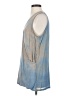 bryn WALKER 100% Viscose Blue Sleeveless Blouse Size S - photo 5