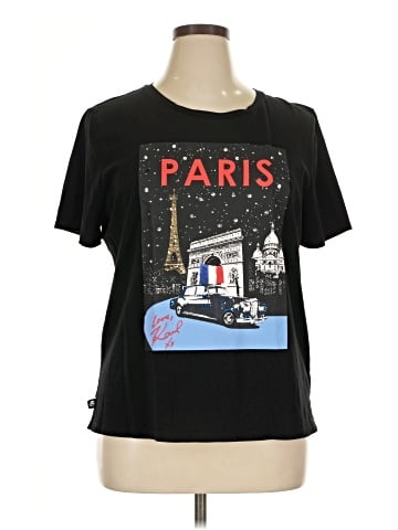 Karl Lagerfeld Paris Short Sleeve T-Shirt (view 1)