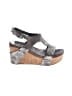 Sugar Marled Metallic Gray Wedges Size 8 - photo 1