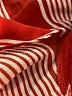 Fever Stripes Red Long Sleeve Blouse Size M - photo 8