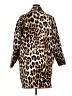 Liz Claiborne 100% Polyester Animal Print Gold Coat Size 0X - photo 2