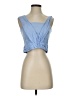 Zara Basic Blue Sleeveless Blouse Size M - photo 1
