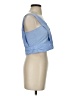 Zara Basic Blue Sleeveless Blouse Size M - photo 4
