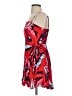 Express 100% Rayon Tropical Red Cocktail Dress Size S - photo 5
