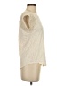 Hi-Line Ivory Short Sleeve Top Size S - photo 4