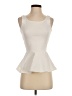 Green Envelope Ivory Sleeveless Top Size XS - photo 1