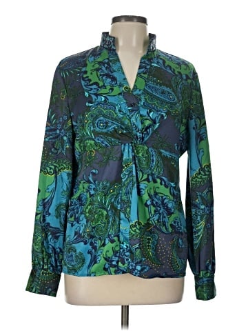 Tres Jolie Long Sleeve Blouse (view 1)