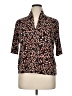 Madison Brown Short Sleeve Polo Size 1X - photo 1