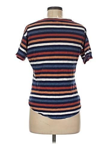 Madewell Whisper Cotton Crewneck Tee in Lennie Stripe (view 2)