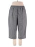 Alfred Dunner Checkered-gingham Gray Casual Pants Size 20 - photo 1