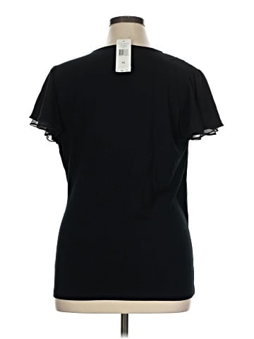 Lauren by Ralph Lauren Short Sleeve Top (view 2)