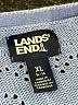 Lands' End 100% Cotton Purple Pullover Sweater Size 14 - 16 - photo 3