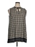 Rafaella Gray Sleeveless Blouse Size XL - photo 1