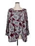 Cato Burgundy 3/4 Sleeve Blouse Size 26 - photo 1